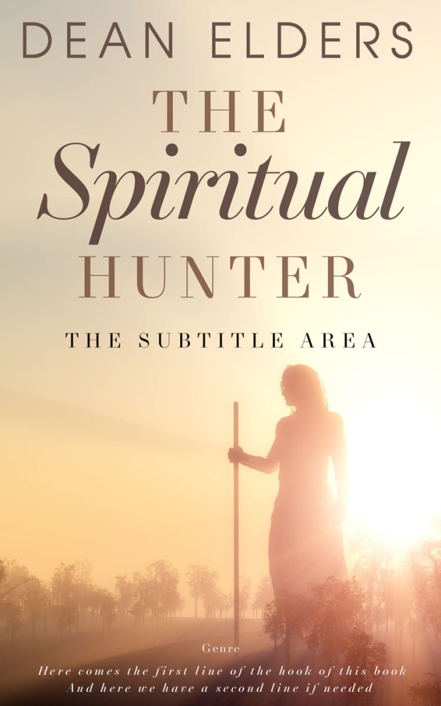 Front view of Chamois #6693 - Premade Religion & Spirituality Book Cover