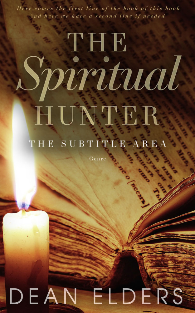 Front view of Brown Derby #6694 - Premade Religion & Spirituality Book Cover