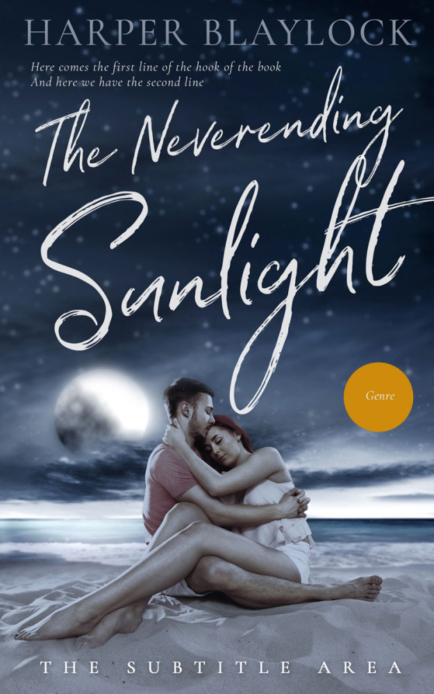 Front view of Ebony Clay #6759 - Premade Romance Book Cover