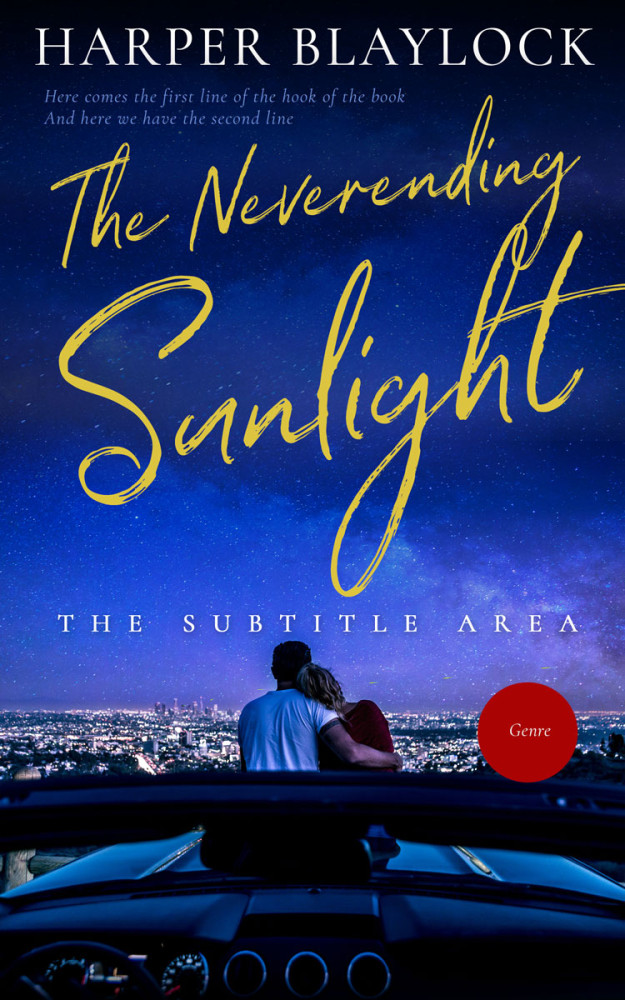 Front view of Deep Cove #6761 - Premade Romance Book Cover