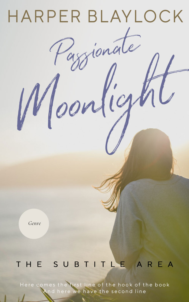 Front view of Timberwolf #6781 - Premade Romance Book Cover