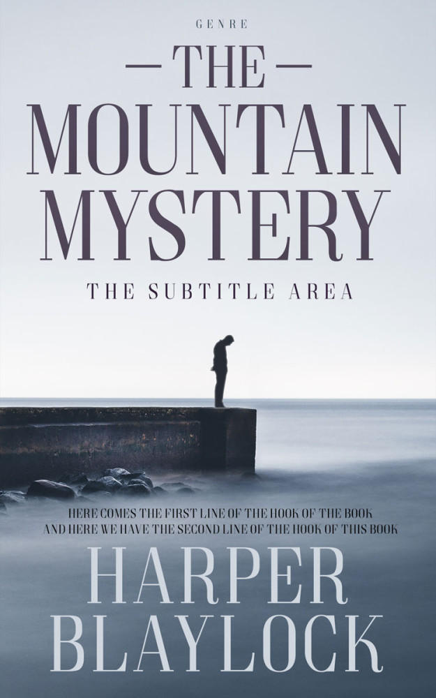 Front view of River Bed #6784 - Premade Mystery & Thriller & Suspense Book Cover