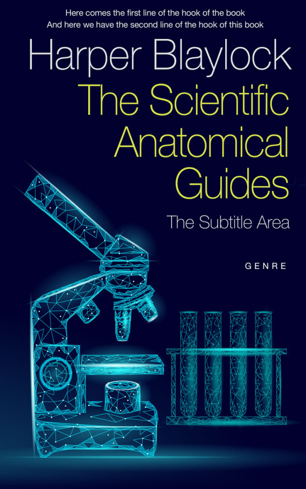 Front view of Deep Cove #6805 - Premade Science & Nature Book Cover