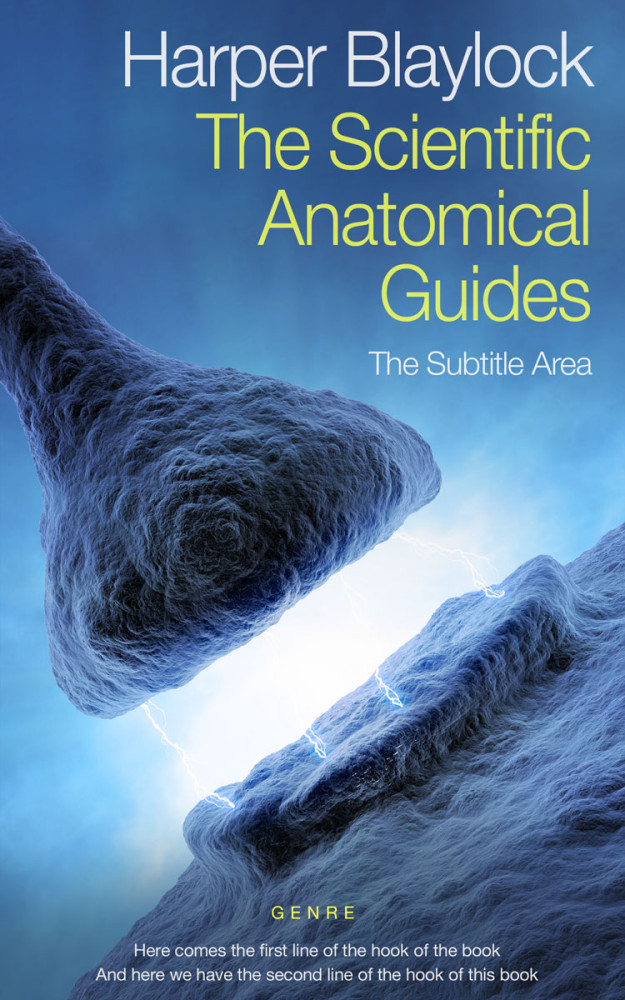 Front view of Chambray #6806 - Premade Science & Nature Book Cover