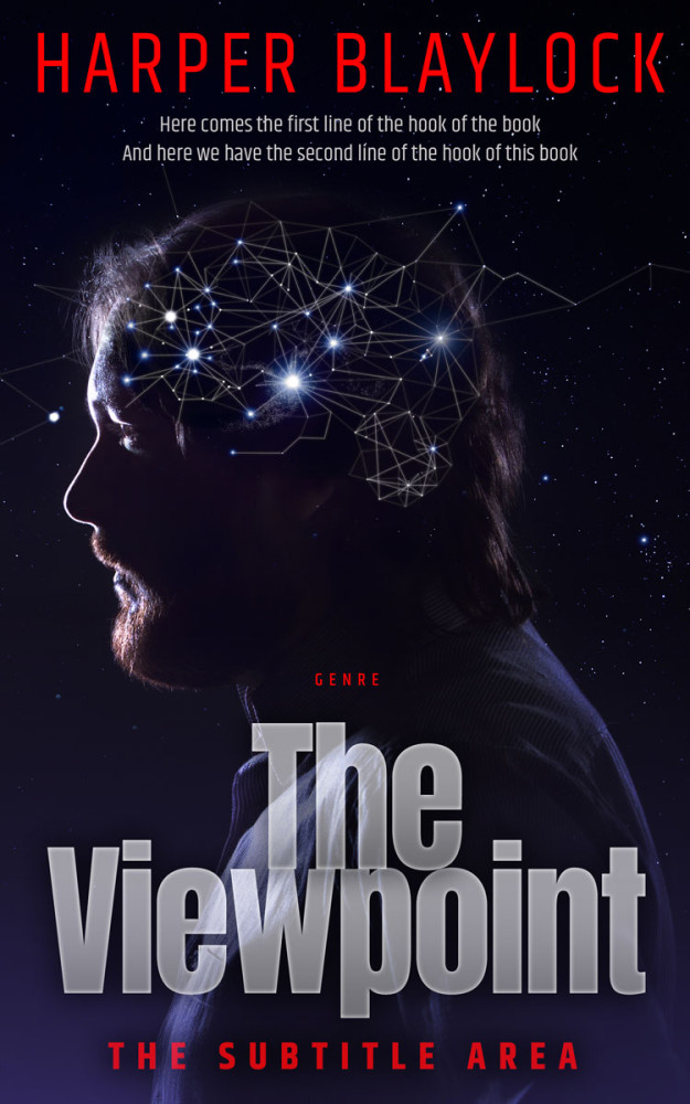 Front view of Ebony #6816 - Premade Health & Mind & Body Book Cover