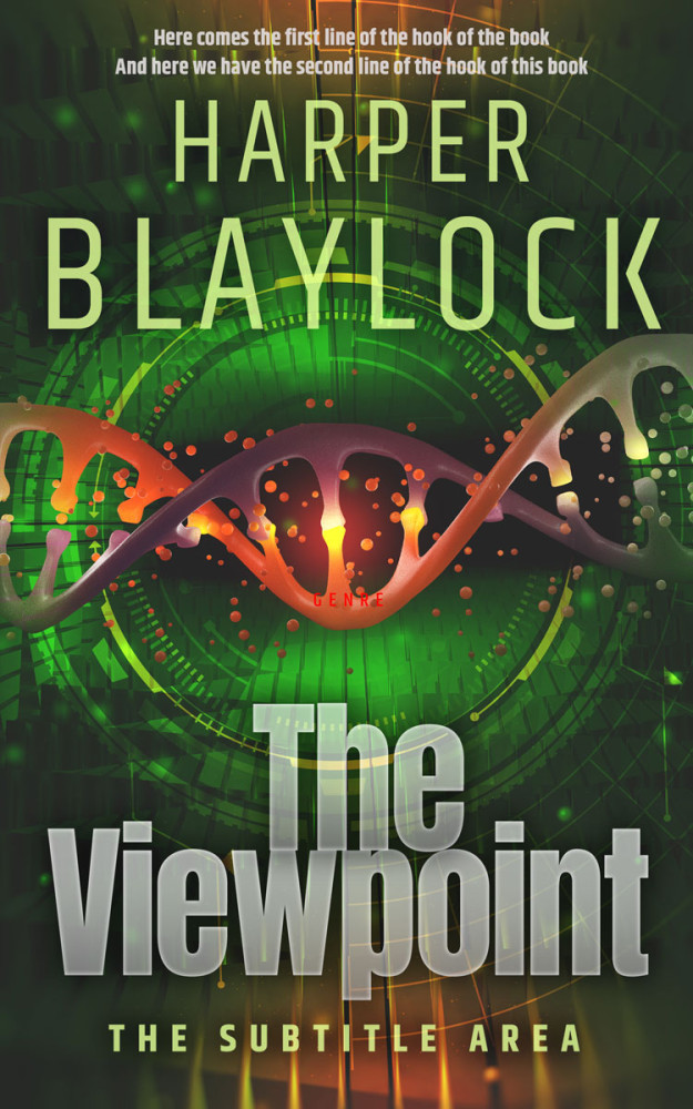 Front view of Rangitoto #6822 - Premade Abstract Book Cover