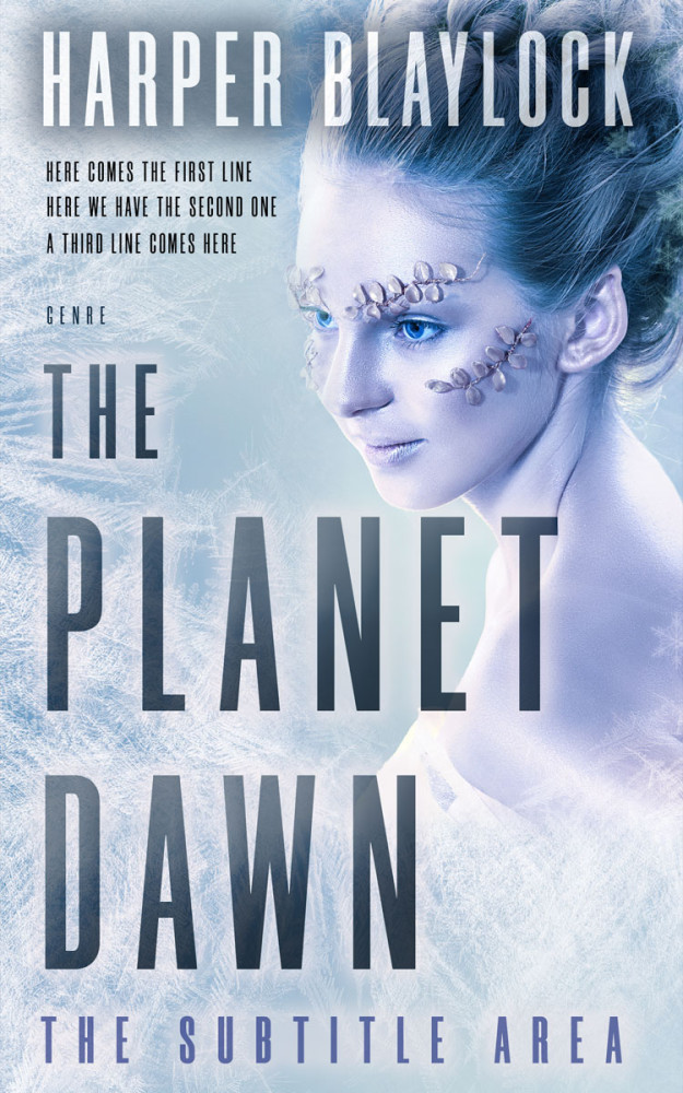 Front view of Botticelli #6882 - Premade Fantasy Book Cover