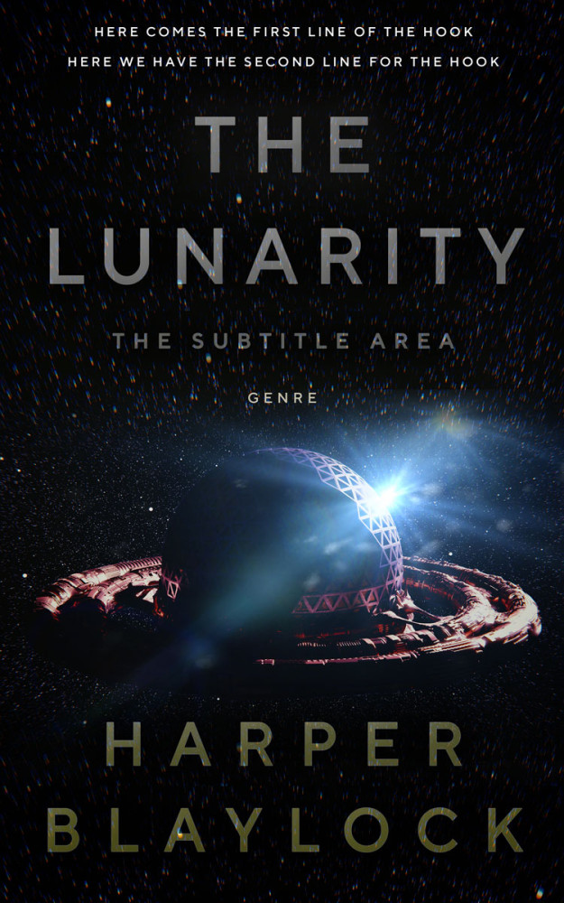 Front view of Cinder #6889 - Premade Science Fiction Book Cover