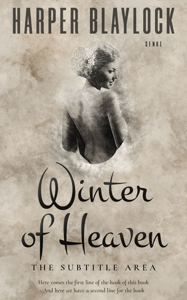 Front view of Bison Hide #6915 - Premade Historical Book Cover