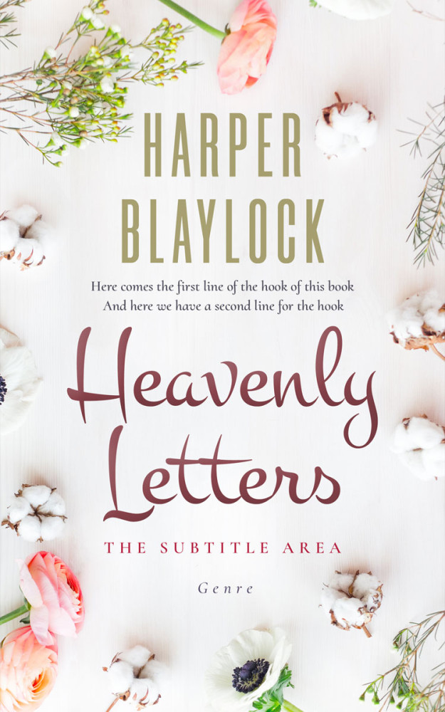 Front view of Ebb #6918 - Premade Romance Book Cover