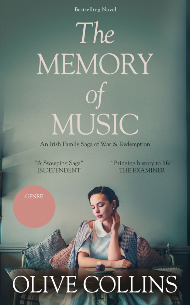 Front view of Blue Smoke #6946 - Premade Historical Book Cover