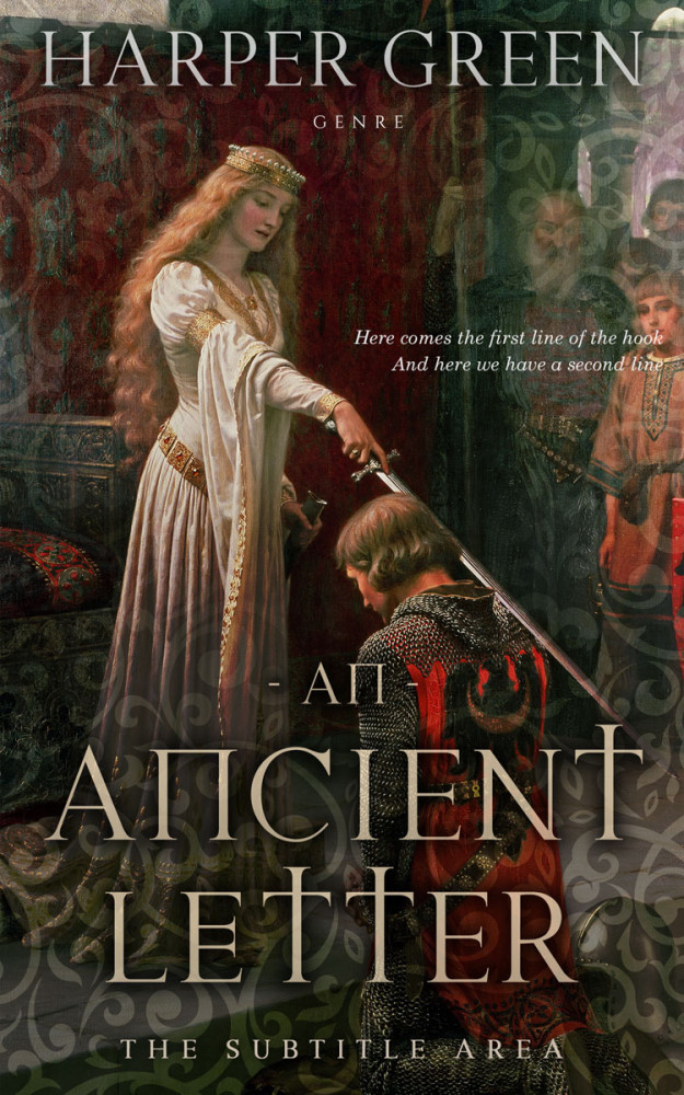 Front view of Zeus #6960 - Premade Historical Book Cover