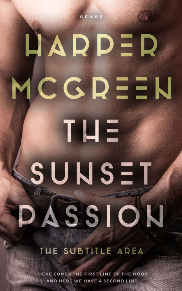 Front view of Woody Brown #6975 - Premade Erotica Book Cover