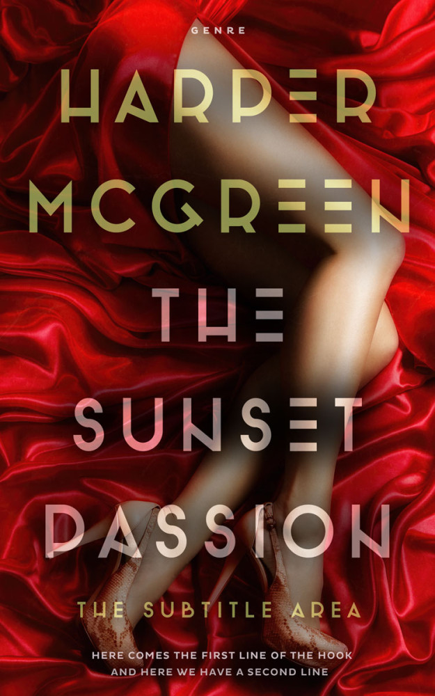 Front view of Van Cleef #6977 - Premade Erotica Book Cover