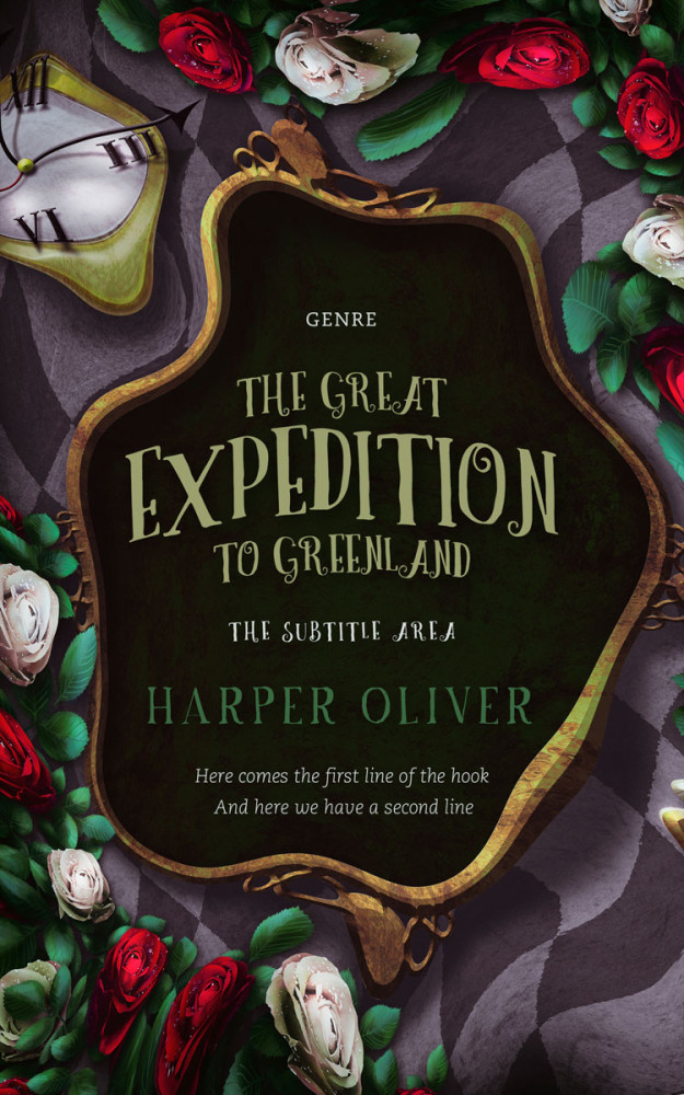 Front view of Zeus #6998 - Premade Fantasy Book Cover