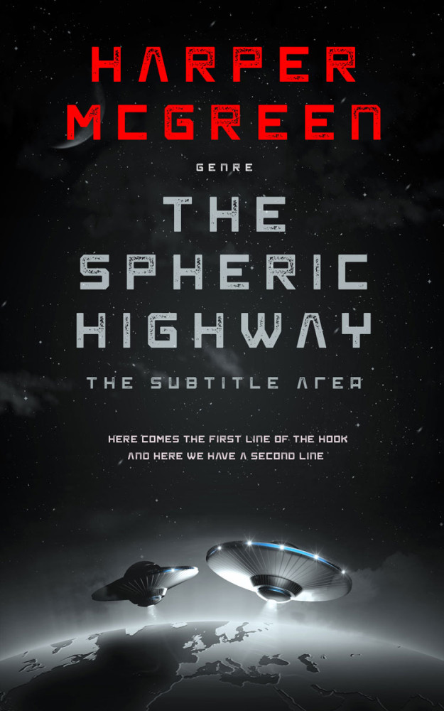 Front view of Woodsmoke #7008 - Premade Science Fiction Book Cover