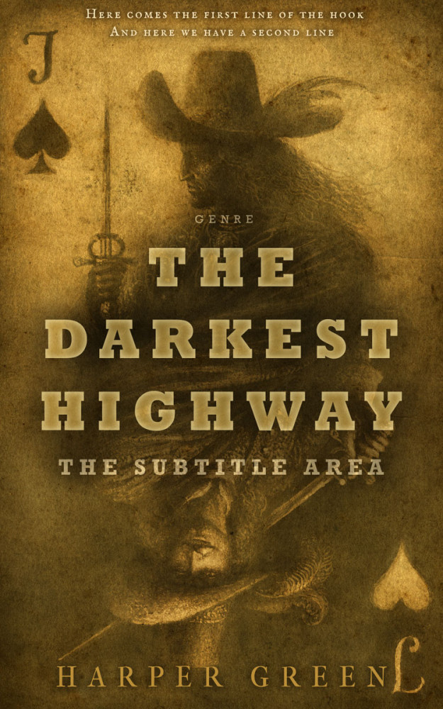 Front view of Punga #7024 - Premade Horror Book Cover