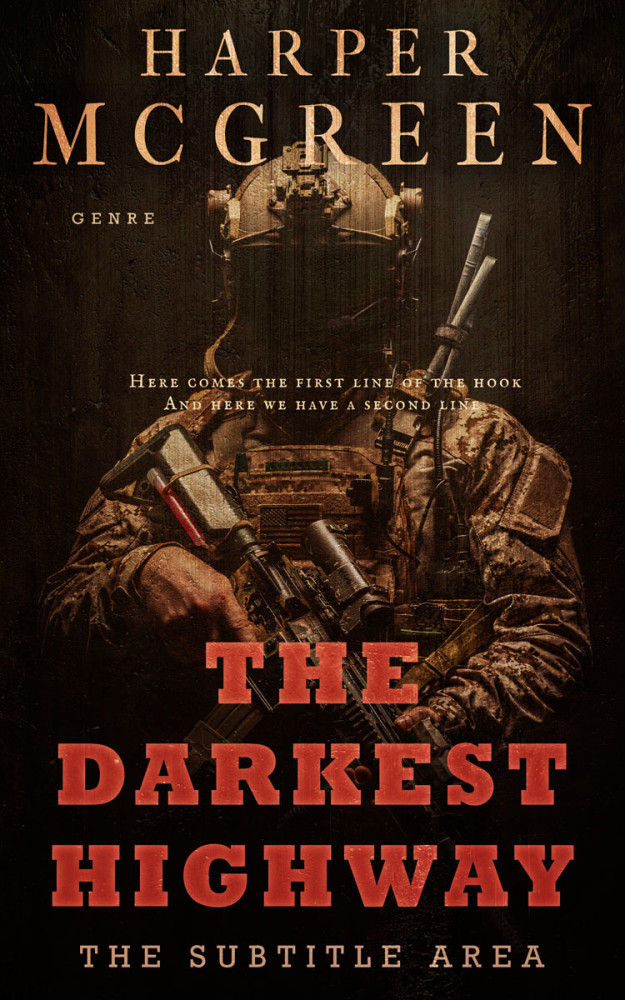 Front view of Asphalt #7031 - Premade Mystery & Thriller & Suspense Book Cover