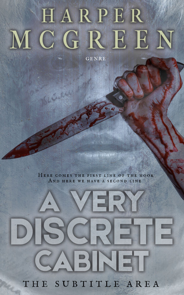 Front view of Raven #7036 - Premade Mystery & Thriller & Suspense Book Cover