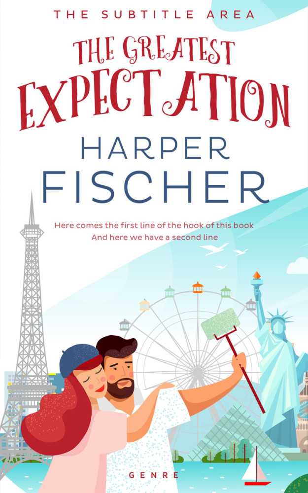 Front view of Geyser #7040 - Premade Romance Book Cover