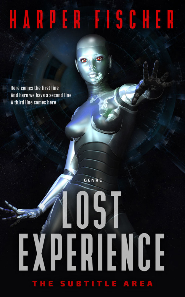 Front view of Bunker #7077 - Premade Science Fiction Book Cover