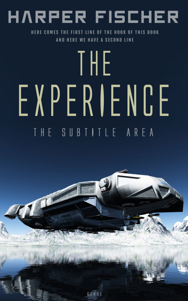 Front view of Tiara #7082 - Premade Science Fiction Book Cover