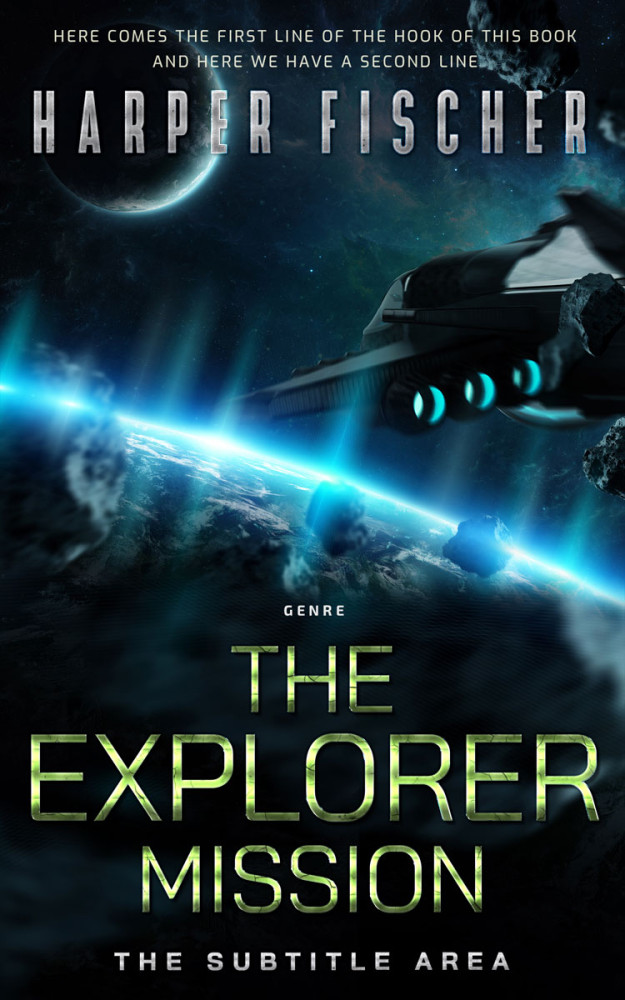 Front view of Firefly #7085 - Premade Apocalyptica Book Cover