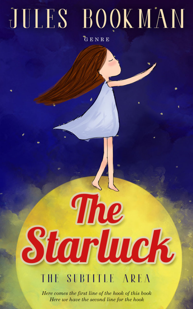 Front view of Valhalla #7115 - Premade Abstract Book Cover