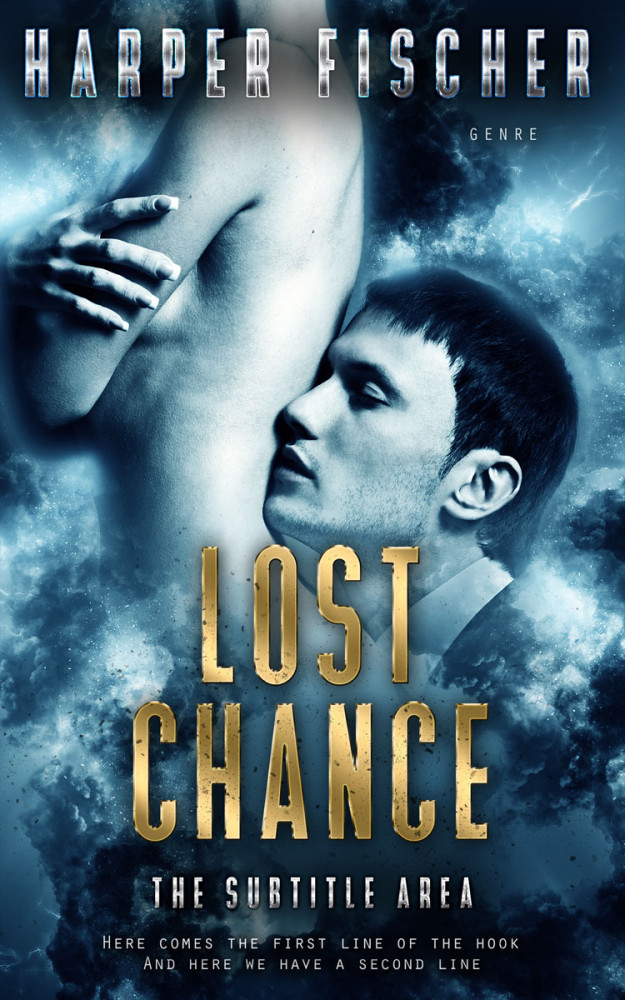 Front view of Big Stone #7129 - Premade Erotica Book Cover