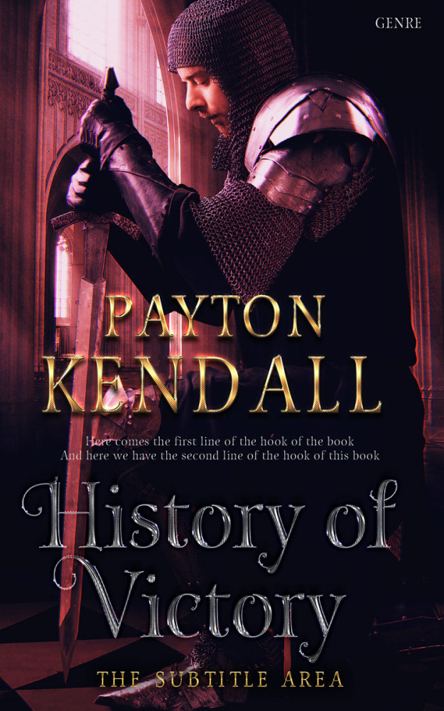 Front view of Puce #7158 - Premade Historical Book Cover
