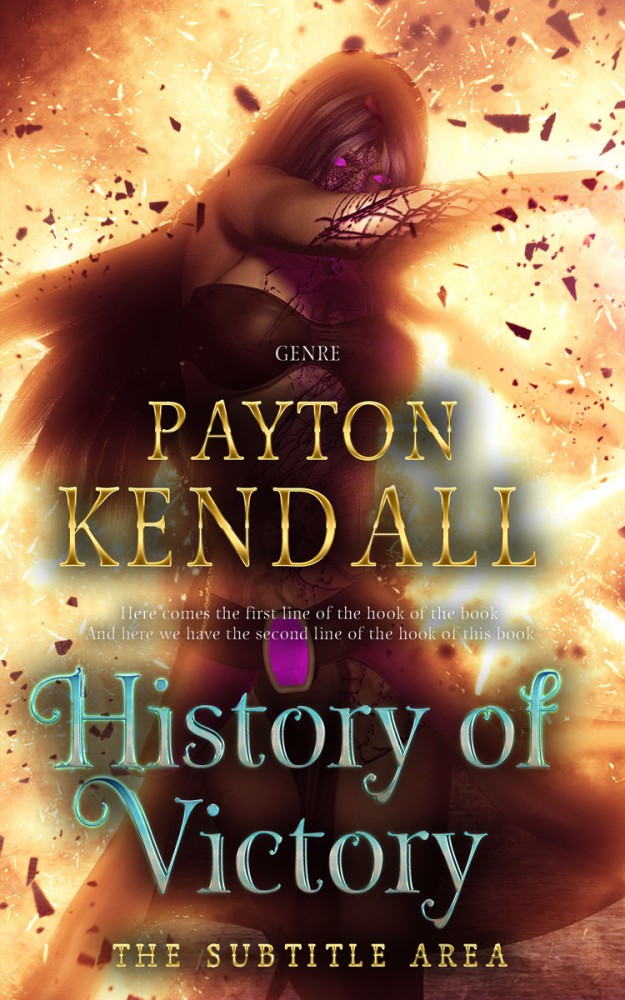 Front view of Whiskey #7161 - Premade Fantasy Book Cover