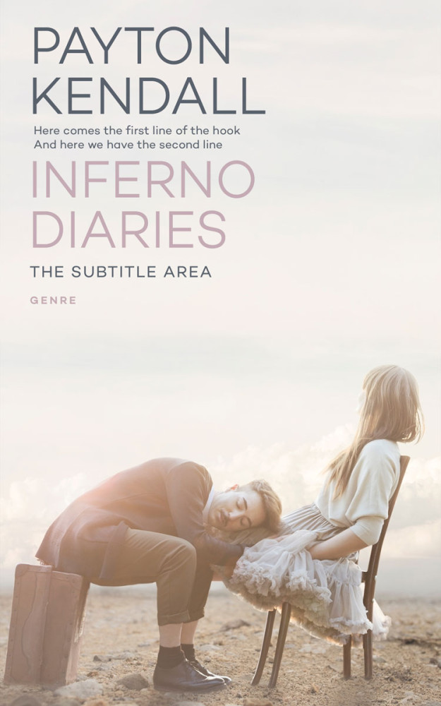 Front view of Pampas #7169 - Premade Romance Book Cover