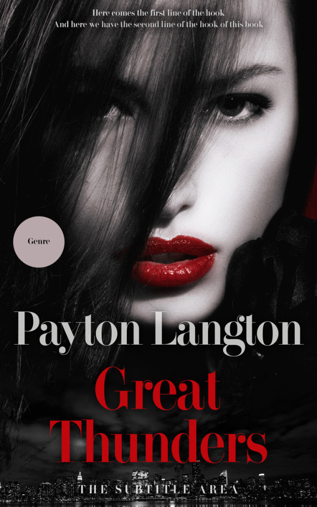 Front view of Thatch #7221 - Premade Romance Book Cover