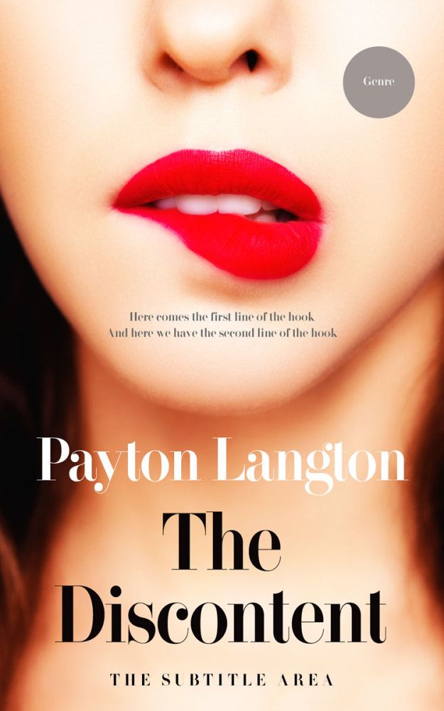 Front view of Givry #7224 - Premade Chick Lit Book Cover