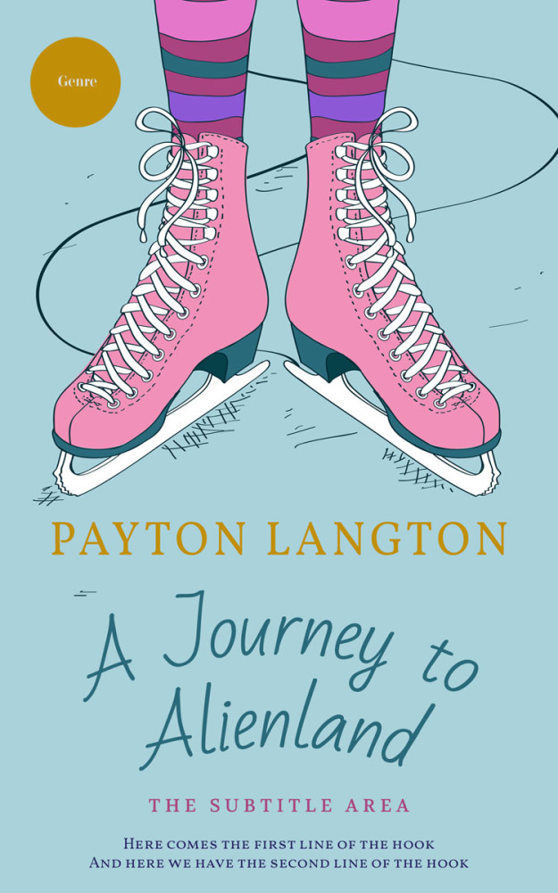 Front view of Casper #7248 - Premade Chick Lit Book Cover