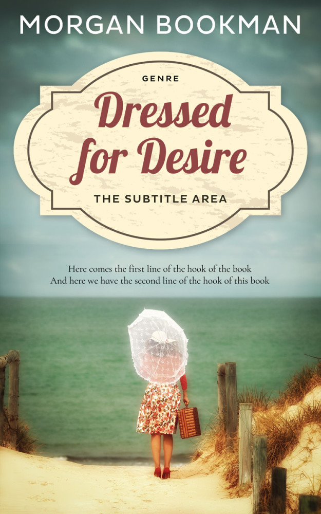 Front view of Coriander #7273 - Premade Romance Book Cover