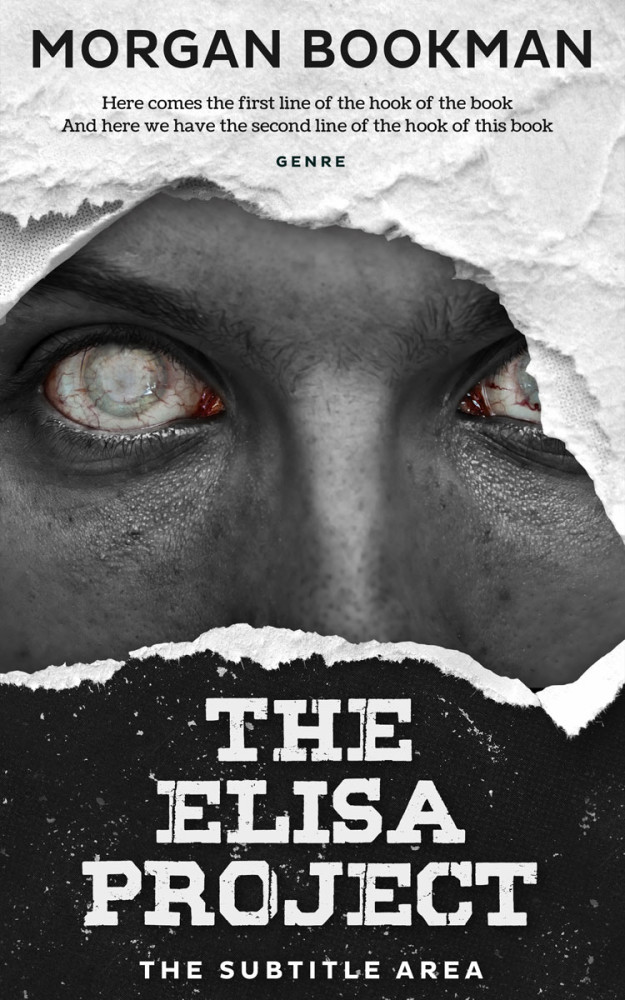 Front view of Mercury #7289 - Premade Horror Book Cover