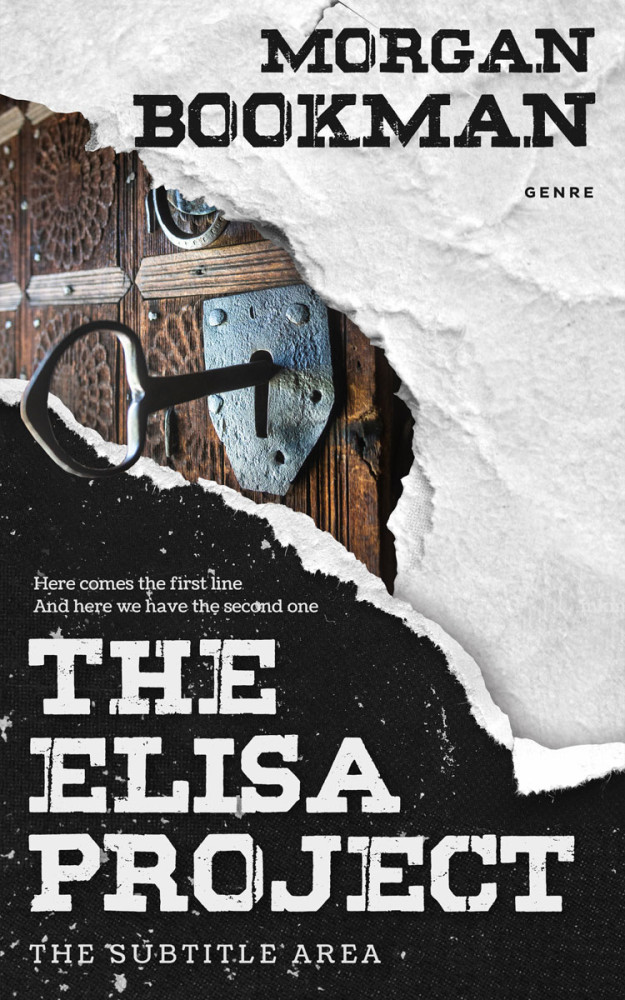 Front view of Cod Gray #7298 - Premade Mystery & Thriller & Suspense Book Cover