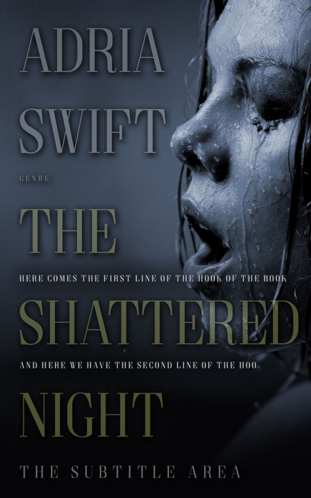 Front view of Shark #7354 - Premade Erotica Book Cover | BookCoverZone