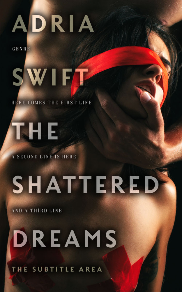 Front view of Antique Brass #7370 - Premade Erotica Book Cover