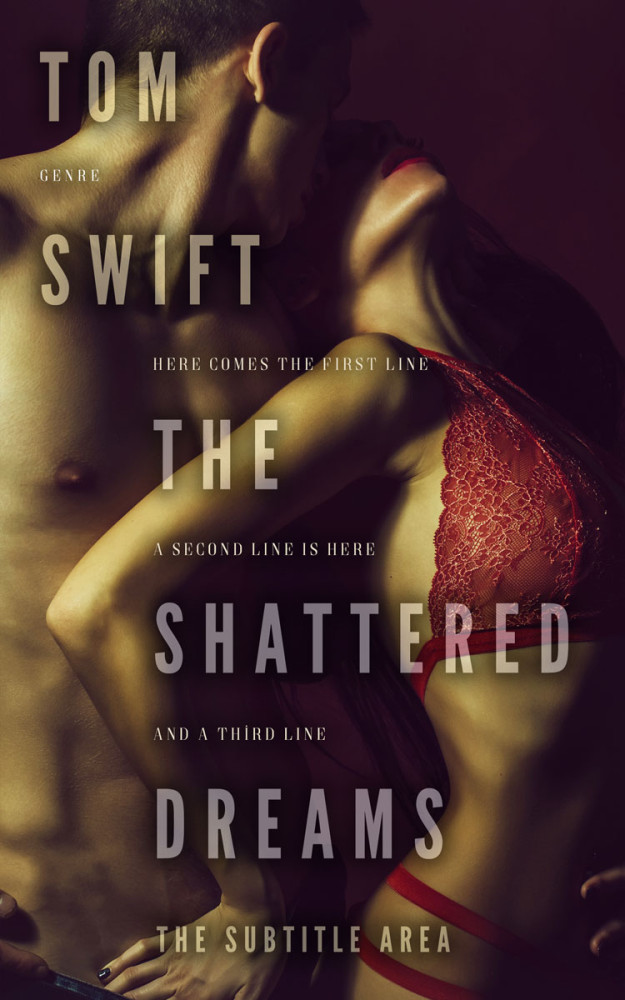 Front view of Gondola #7374 - Premade Erotica Book Cover