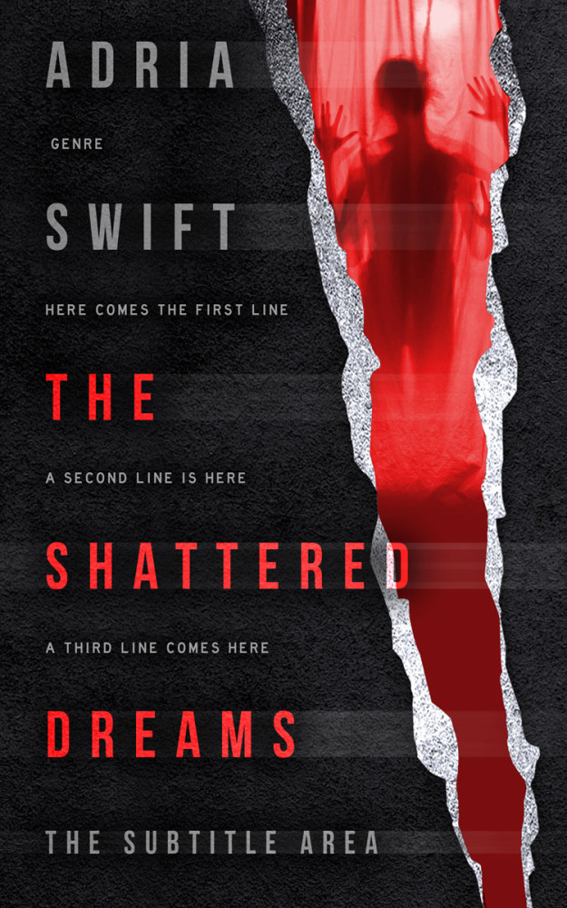 Front view of Roman #7422 - Premade Mystery & Thriller & Suspense Book Cover