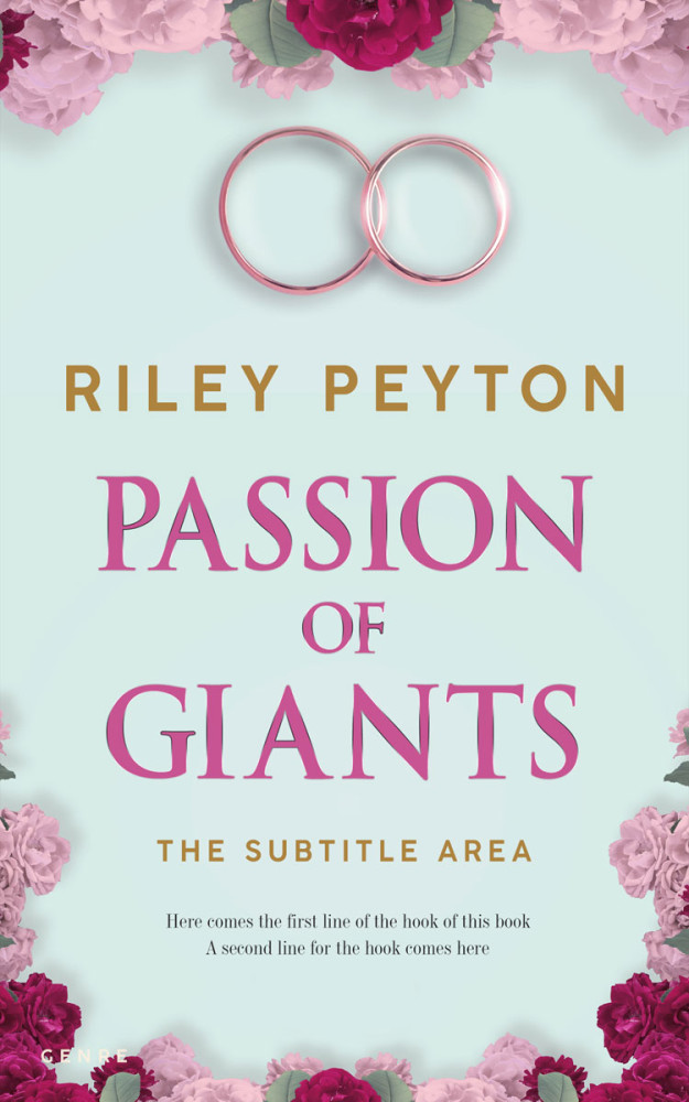 Front view of Geyser #7434 - Premade Romance Book Cover