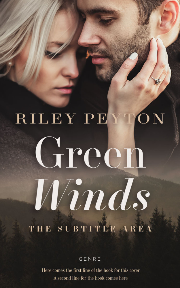 Front view of Dune #7466 - Premade Romance Book Cover