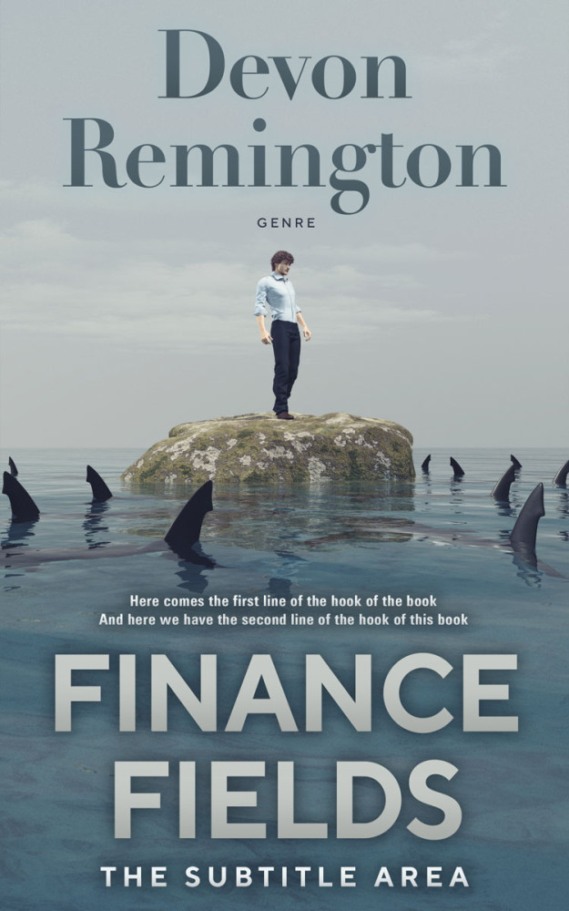 Front view of Silver Sand #7524 - Premade Business Book Cover