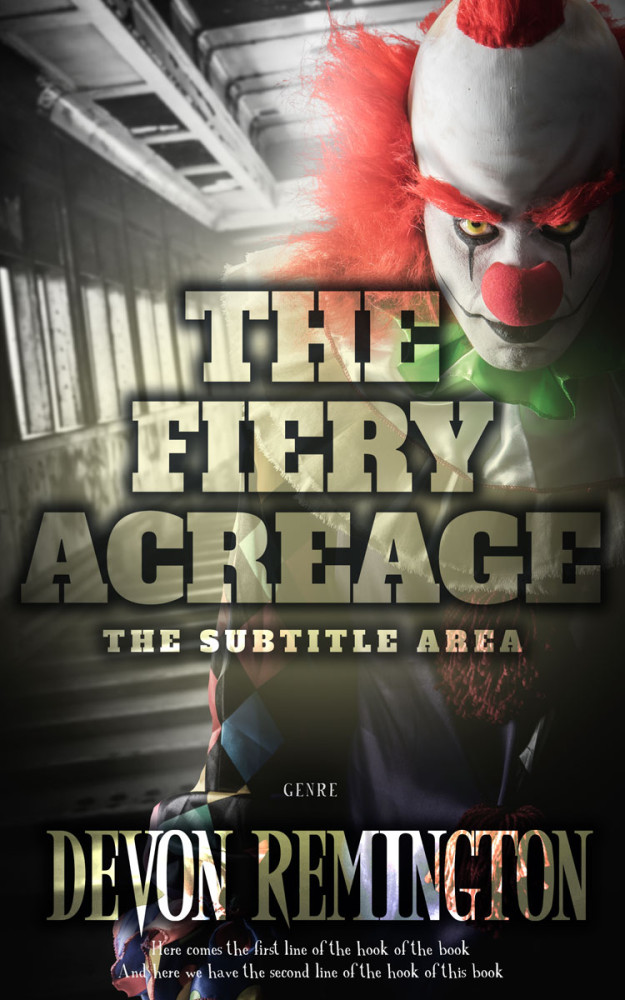 Front view of Vanilla #7550 - Premade Horror Book Cover