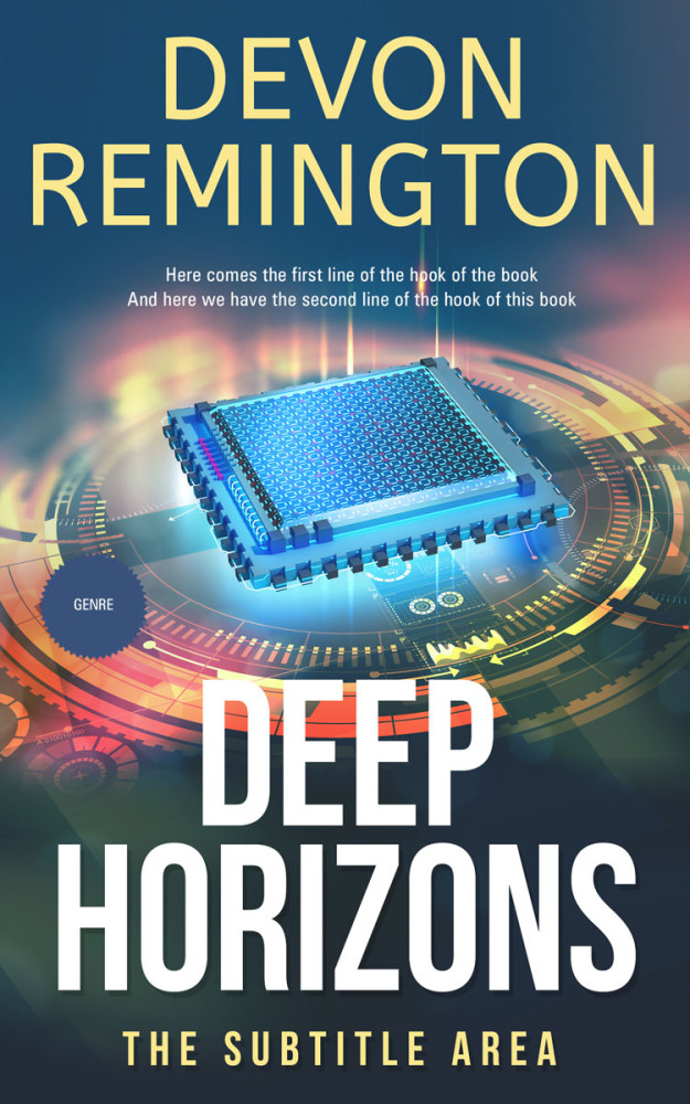 Front view of Pickled Bluewood #7590 - Premade Abstract Book Cover