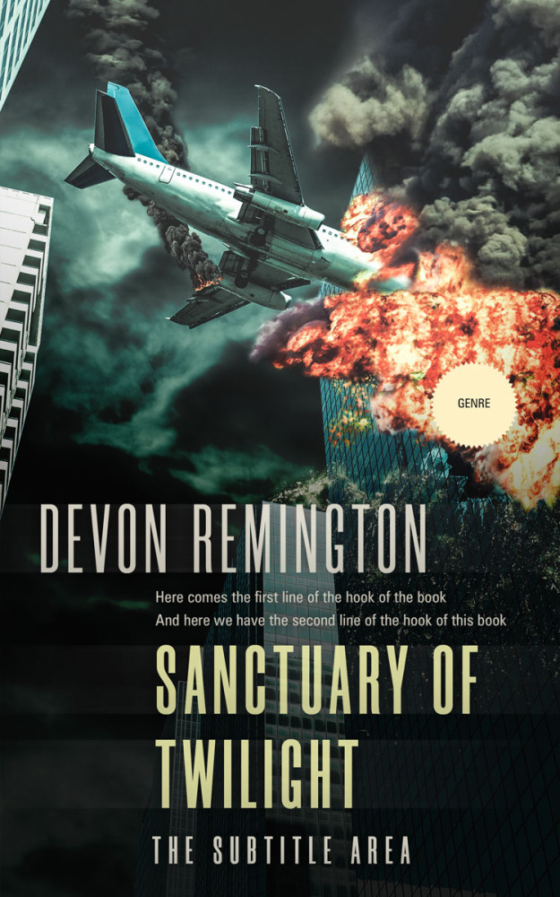 Front view of Outer Space #7604 - Premade Apocalyptica Book Cover