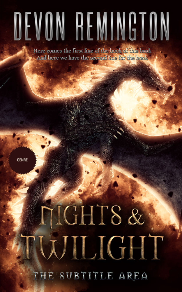 Front view of Tumbleweed #7636 - Premade Fantasy Book Cover