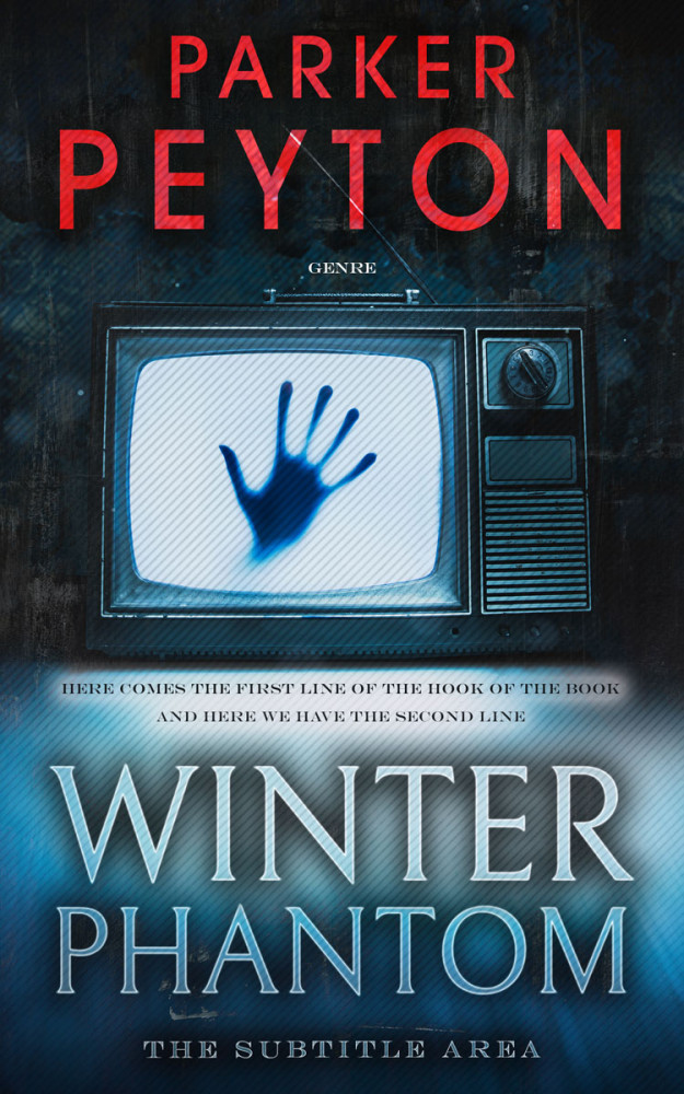 Front view of Mirage #7650 - Premade Horror Book Cover